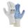 teXXor® Feinstrick-Handschuhe NYLON, weiß/blaue Noppen, Gr. 6–11