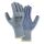 teXXor® Feinstrick-Handschuhe NYLON, grau/blaue Noppen, Gr. 7–11