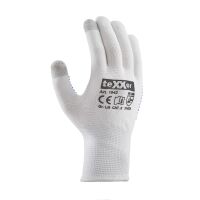 teXXor® Feinstrick-Handschuhe TOUCH, weiß, Gr....