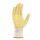teXXor® Mittelstrick-Handschuhe BAUMWOLLE/NYLON, beige/gelbe Noppen, Gr. 7–11