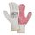 teXXor® Grobstrick-Handschuhe BAUMWOLLE/NYLON, beige/rote Noppen, Gr. 8–11