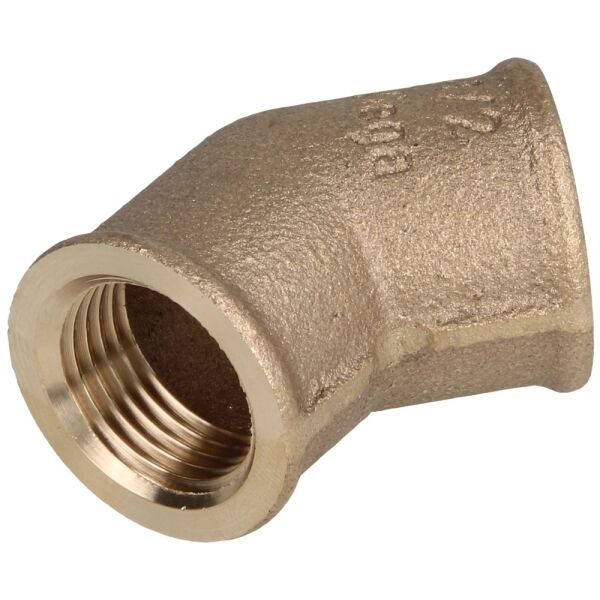 Viega Rotguss Winkel 45° IG/IG, 1/2" bis 1"