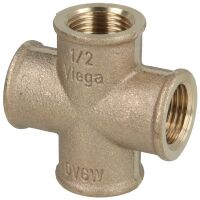 Viega Rotguss Kreuzstück IG/IG/IG/IG, 1/2" bis...