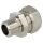 Simplex Schwarzrohradapter PLUS 1/2" AG auf 3/8" Rohr F13077