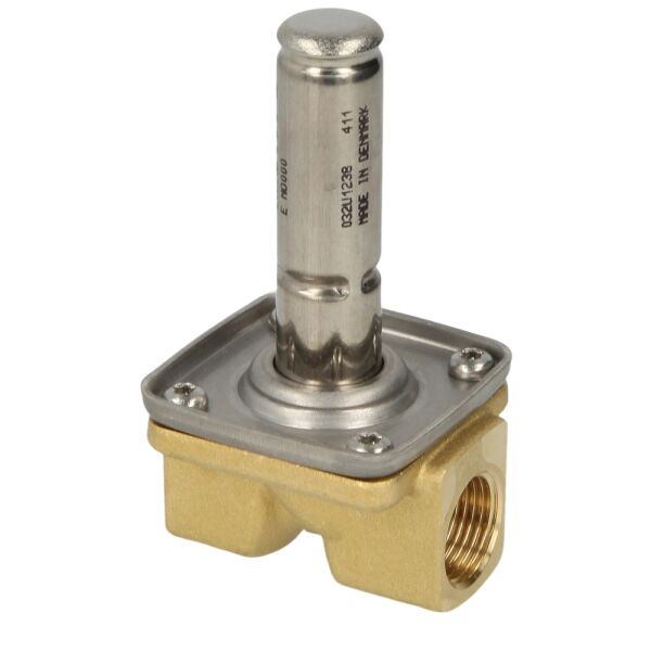 Danfoss Magnetventil EV220B6B 3/8" für Wasser und Dampf, stromlos offen 032U123800