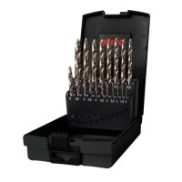 Ruko Spiralbohrersatz mit Flowstep-Spitze Ø 1 - 10 mm für Stahl 259214RO