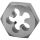 Ruko 6-Kant-HSS-Schneidmutter G 1/4" 267614