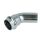 C-Stahl Pressfitting Bogen 45° I/A Kontur V, 15 mm bis 54 mm