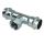 C-Stahl Pressfitting T-Stück mit Innengewinde I/IG/I Kontur V, 15 mm x 1/2" IG x 15 mm bis 54 mm x 2" IG x 54 mm