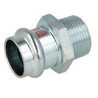 C-Stahl Pressfitting Übergangsnippel I/AG Kontur V,...