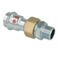 C-Stahl Pressfitting Verschraubung I/AG Kontur V, 15 mm x...