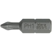 Wera Bits 25 mm mit 1/4" Sechskant, 10 Stück