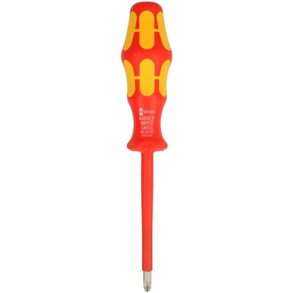 Wera VDE Kreuzschlitzschraubendreher PZ 2 05006164001
