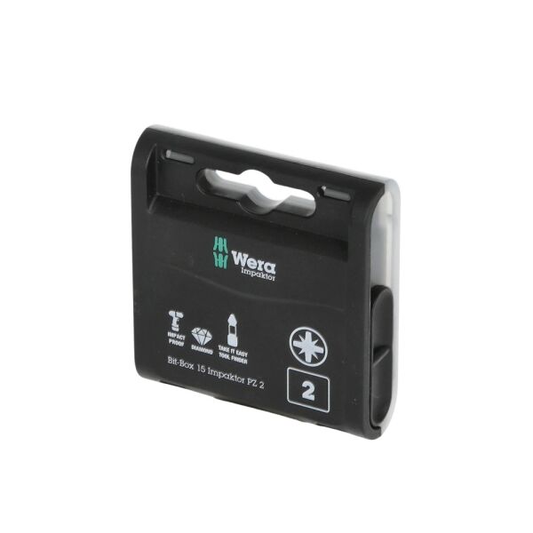 Wera Bit-Box mit PZ2 Bits für Kreuzschlitzschrauben 05057763001