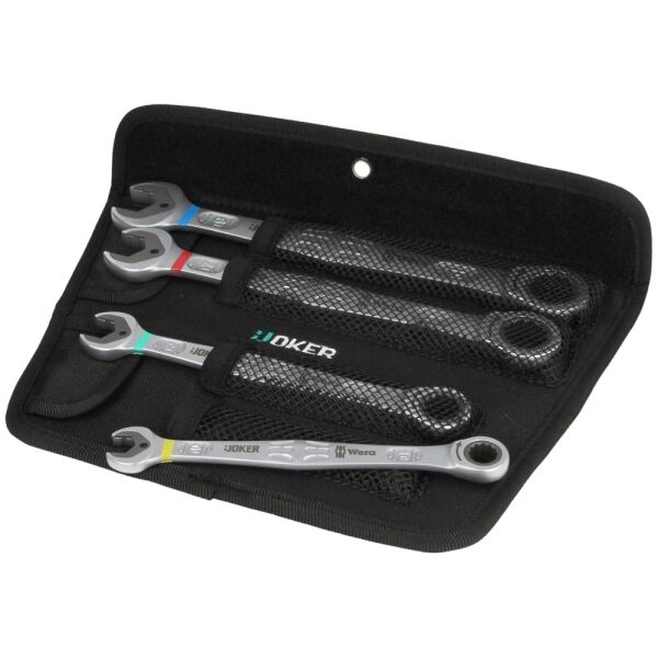 Wera Joker Maul-Ringratschen-Schlüssel-Set 4-teilig 05073290001