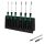 Wera TORX Schraubendrehersatz 6-teilig Serie Micro mit Drehkappe 05118154001