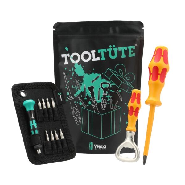Wera Werkzeugset Tooltüte 12-teilig 05136054001