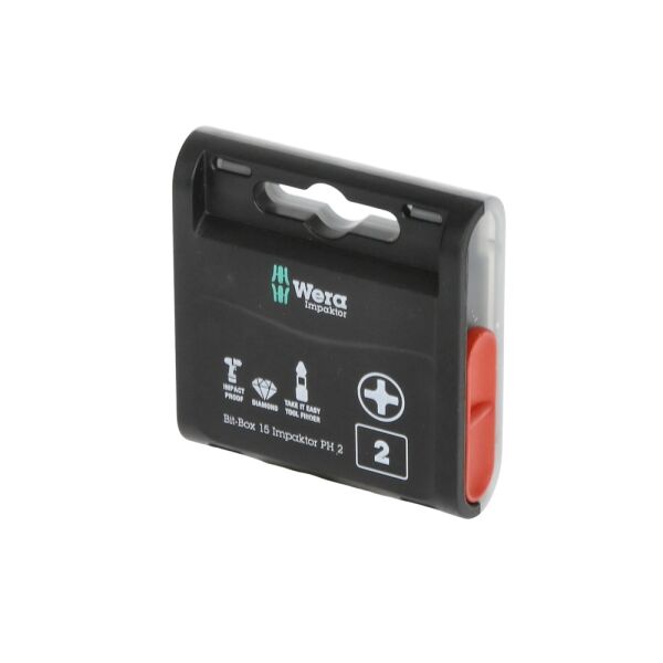 Wera Bit-Box mit PH2 Bits für Kreuzschlitzschrauben 05057752001