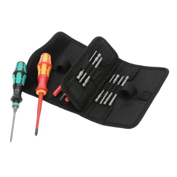Wera Schraubendrehersatz mit VDE-Wechselklingen und Bits 05220011001