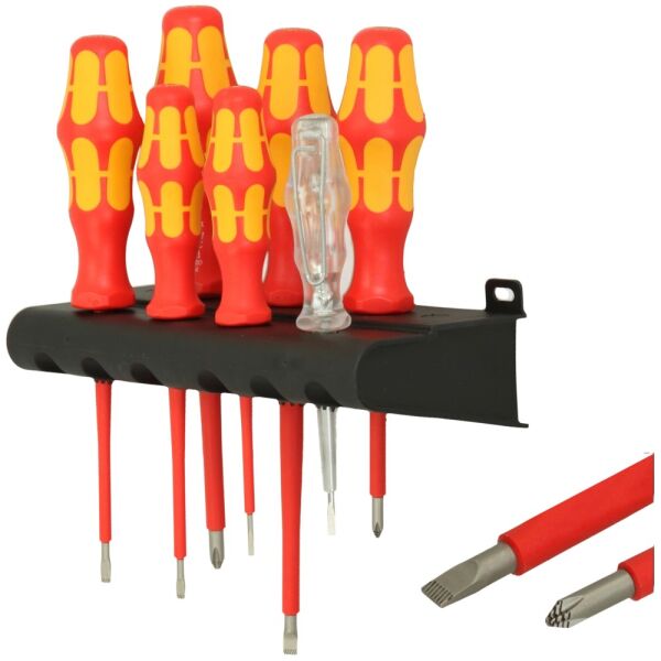 Wera VDE Schraubendreher-Satz Lasertip 7-teilig mit Phillips PH 05006147001