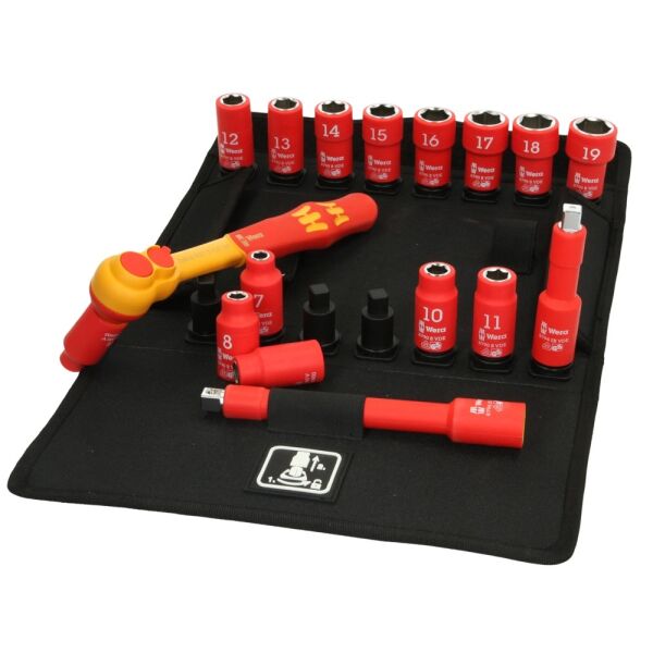 Wera Zyklop VDE Knarren-Set 17-teilig 05004970001