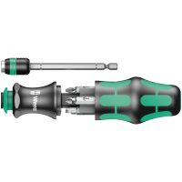 Wera Kraftform Kompakt Handhalter mit Bits und Tasche...