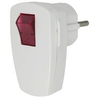 Bachmann Schutzkontakt-Winkelstecker mit Schalter...