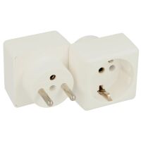 Bachmann Adapter-Stecker Frankreich/Schuko Frankreich,...