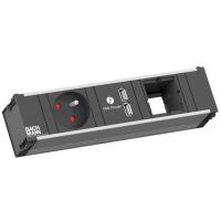 Bachmann CONI Steckdoseneinheit 1x UTE 1x USB 1x Custom...