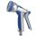 Gartenbrause Alu Spritzbrause Sprühpistole 8 fach verstellbar mit soft touch Griff