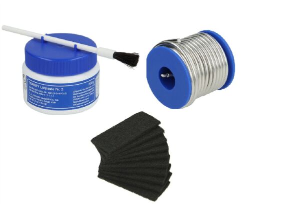 Weichlötset Lötpaste Fittingslötpaste Lötzinn Lötdraht Kupfer Rohr Fittings